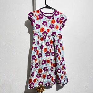Hanna Andersson Floral Kids Dress - Purple, Red, and Orange : Box B:
